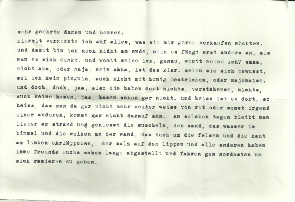 Sei ich kein Pinguin